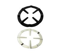 SHOWERORO Support Pour Casseroles Et Cafetières Grille De Brûleur, Lot De 2 Pièces En Acier Résistant Haute Température, Antidérapant, Compatible Cuisinière à Gaz, Usage Domestique Et Professionnel