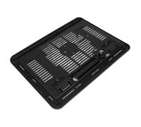 SHOWERORO Support Refroidissement Ordinateur Portable Silencieux Base Antidérapante avec Ventilateur USB Ergonomique et Compatible PC Portable Accessoire Notebook Cooling Stand