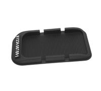 SHOWERORO Tapis Antidérapant Tableau de Bord Voiture Double Rainure Support Téléphone Silicone Organiseur Lunettes Clés