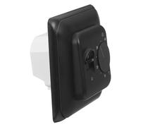 SHOWERORO Thermostat de Chauffage au Sol Mécanique, Thermostat Régulateur de Température à Bouton, PC Noir, 95-240 V AC 16 A, pour Plancher Chauffant Électrique, Maison, Personnes Âgées