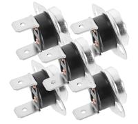 SHOWERORO Thermostat De Sèche-linge 250v/16a 185℉ 5pcs Élément Chauffant Pour Appareils Ménagers Remplacement De Fusible De Sécheuse Sûr Et Solide Facile à Installer Protection La Surchauffe