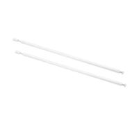 SHOWERORO Tige de Cuisson en Acier Inoxydable 2pcs pour Friteuse à Air et Barbecue, Accessoire Polyvalent pour Rôtissoire, Compatible Poulet et Porc, Finition Argenté