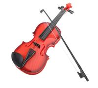 SHOWERORO Violon Simulé Ajustable pour Garçon Fille Débutants Instrument Musical Portable sans Batterie Musical Éducatif