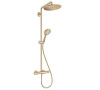 Showerpipe HANSGROHE Croma Select S 1jet avec thermostatique bronze brossé - 26890140
