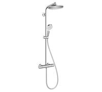 Hansgrohe Crometta S Showerpipe 240 1jet EcoSmart avec thermostat, chromé - 27268000