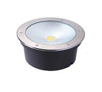 SHOWERRING Extérieure COB Lampe Encastrée dans Le Sol Lumière Souterraine À LED IP66 Étanche Ronde Spot LED Encastrable pour Jardin Chemin Passerelle Pelouse Éclairage Décoratif