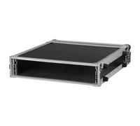 Showgear RCA-DD2 - Flight case rack 19" 2U - Contreplaqué - Renforts métalliques - Fermetures papillon