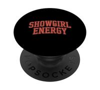 Showgirl Energy Retro Western Cowgirl Sparkle Vibes PopSockets PopGrip Adhésif