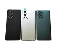 SHOWGOOD Boîtier arrière de batterie pour OnePlus 9 Pro 9Pro 6,7" avec objectif en verre LE2121 LE2125 LE2123 LE2120 Argenté