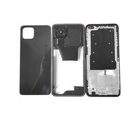 SHOWGOOD Cadre de façade avant et milieu pour Oppo Reno4 Z 5G pour Reno 4Z CPH2065 Couvercle arrière de batterie (couvercle de batterie blanc)