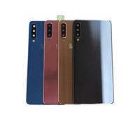 SHOWGOOD Coque arrière de batterie pour Samsung Galaxy A7 2018 SM-A750FN/DS SM-A750F/DS + autocollant adhésif (or)