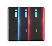 SHOWGOOD Coque arrière de batterie pour Xiaomi Mi9T Mi 9T Pro Panneau en verre 3D pour porte arrière Redmi K20 Pro Boîtier adhésif de remplacement (Redmi Logo rouge)