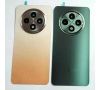 SHOWGOOD Coque arrière de rechange pour Oppo Reno 12F, boîtier de porte de batterie arrière, cadre d'objectif d'appareil photo (vert)