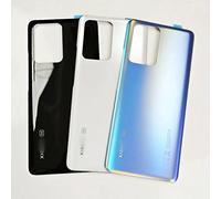 SHOWGOOD Coque arrière en verre pour Xiaomi 11T Pro 5G Mi11T Pro 5G Noir