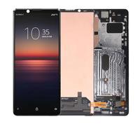 SHOWGOOD Écran LCD de rechange pour Sony Xperia 1 II 6,5" avec écran tactile XQ-AT51 XQ-AT52 SOG01 XQ-AT42 Noir Sans cadre