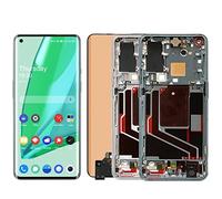 Showgood Écran tactile LCD avec cadre de rechange pour OnePlus 9 LE2113 et OnePlus 9 Pro LE2121 Noir