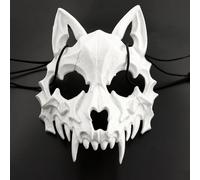SHOWHEEL Masque Squelette Animal Halloween, Masque de Squelette D'animal, Masque D'halloween Loup Garou, Masque Loup, Masque de Crâne D'halloween, Animal Crâne Masque Halloween Cosplay