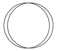 Showingo Joints toriques de rechange pour couvercles Gamma2 Vittles Vault 22,9 cm résistant à l'huile et à la graisse Buna-N (lot de 2)