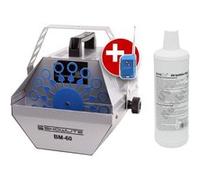 Showlite BM-60 machine à bulles de savon, y compris fluide bleu