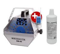 Showlite BM-60 machine à bulles de savon, y compris fluide rouge