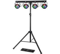 Pack de Lumiere LED Effets RGB PAR Disco DJ Stage Eclairage Statifs et Pedalier