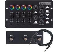 Showlite LDO-10 MKII FS LED DMX Operator + Set de Pédale - Contrôleur DMX pour projecteurs LED - Idéal pour artistes solo, petits groupes ou bars - Set incluant pédale et câble