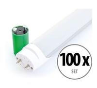 Showlite LED tube T8W18K45F-1200 1200mm set van 100 (lumière blanche 4500K) G