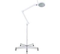 Showlite LL-6095D-Pro LED lumière loupe 9W 3/5 dioptries set, y compris un pied sur roulettes Blanc G