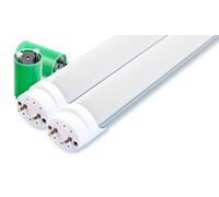 Showlite Lot de 2 tubes LED 120cm (tube fluorescent 1200mm, T8 G13, 1790 lumens, 4500 Kelvin, blanc lumière du jour, puissance : 18W)