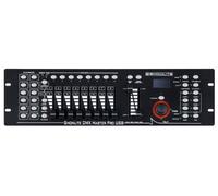 Showlite Master Pro 192 Canaux DMX Controller (pour contrôle lumière professionnel, connexion USB pour sauvegarde de données, max. 240 mémoires de scènes, entrée Midi : interface standard 5 broches)