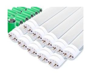 Showlite Néons LED T8W18K45F-1200 1200mm Set de 10 (blanc lumière du jour 4500K) Blanc G