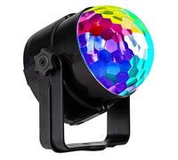 Showlite PBM-5 Mini-Party-Ball - petite boule disco LED pour fêtes, bars, DJs mobiles - lampe USB avec effet lumineux synchronisé à la musique - lumière disco pour enfants.