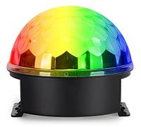 Showlite PBS-20 Party-Ball - boule disco LED RGBAWUV pour fêtes, bars, DJs mobiles - lampe disco USB avec adaptateur - effet lumineux synchronisé à la musique - idéale pour enfants.