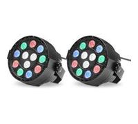 Showlite SPS-121 LED Smart Party Spot 12x 1W RGBW set de 2