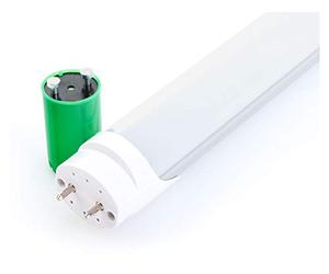 Showlite Tube LED 150cm avec boîtier en aluminium et starter (Tube fluorescent Premium SMD 1500mm, T8 G13, 2300 lumens, 4500 Kelvin, blanc lumière du jour, puissance : 24W)