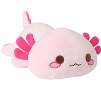 Shownicer Axolotl Peluche Géante Kawaii - Oreiller, Jouet Animal, Poupée Coussin - Cadeau pour Enfants Filles 3+ Ans (Rose, 50cm)