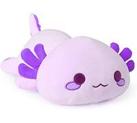 Shownicer Axolotl Peluche Kawaii Géante - Oreiller Animal en Peluche, Jouet Poupée Coussin pour Enfants Filles 3+ Ans (Violet, 50cm)