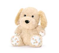 shownicer Bouillotte en peluche Chien 0,8 KG Coussin thermique en peluche pour chien à réchauffer au micro-ondes Coussin en peluche chauffant Poids en peluche Chien Cadeau pour adultes et enfants de 3