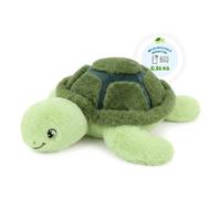 shownicer Bouillotte Tortue Peluche Stuffed Animal Sac à graines de lin amovible Peluche Lestée 0.88kg 40cm peut être utilisé comme coussin chauffant ou rafraîchissant Convient aux Adulte Enfant
