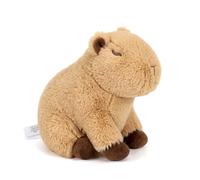 shownicer Capybara Coussin chauffant en peluche 0,6 kg Chauffant au micro-ondes Jouet lesté Cadeau pour adultes et enfants de 3 ans et plus (23 cm)