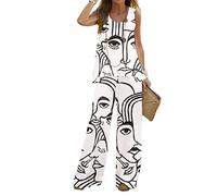 shownicer Femme Ensemble de Pantalon et Mini Haut Costume Chic et Elegant 2 Piece Couleur Unie Tailleur Décontracté D'été Tenue de Plage Casual Survêtement Suit A Blanc06 XXL