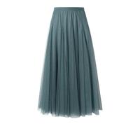 shownicer Jupe Femme Taille Haute Jupe en Tulle à Couleur Unie Jupe Tulle Femme de Saint Valentin A Bleu du Lac XL