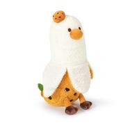 shownicer Peluche banane canard - Doudou canard - Jouet kawaii - Cadeau pour adultes et enfants de 3 ans et plus (biscuit marron, 50 cm)