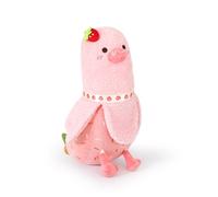 shownicer Peluche banane canard - Doudou canard - Jouet kawaii - Cadeau pour adultes et enfants de 3 ans et plus - Fraise rose - 50 cm