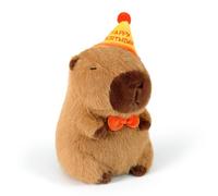 Shownicer Peluche Capybara avec peluche pour anniversaire, Capybara Kawaii, oreiller en peluche, cadeau pour garçons et filles, 12 ans (anniversaire, 35 cm)