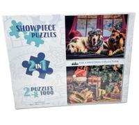 Showpiece Puzzles 2 x collection de 1000 pièces (Noël)