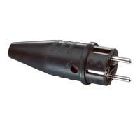 Showtec CEE7/VII connecteur schuko mâle noir