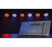 Showtec ColorCue 2 Intelligent Contrôleur LED 6-Faders, 6-Couleurs