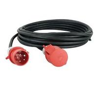 Showtec Extension Cable, 3x 32A 380V 25 m/5 x 4 mm2 Câble d' Noir G