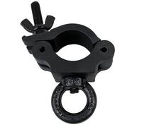 Showtec Half Coupler + Eye 340 kg 50 mm certifié TÜV, noir